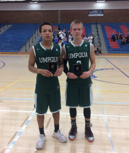 Umpqua's Timmy Thompson (left) and Grant Ellison (Credit: Will Lead)